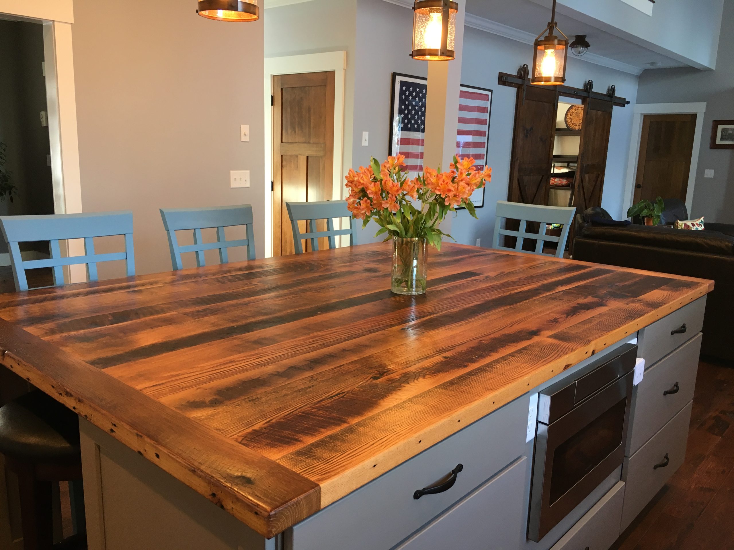 Custom Reclaimed Tables and Islands