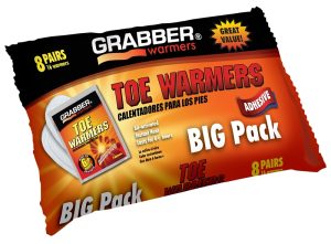 Grabber Toe Warmers 8pk
