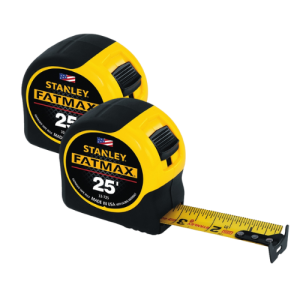Stanley Fatmax 25ft Tape Measure 2pk