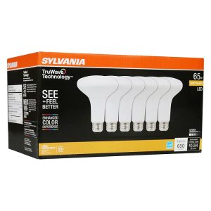 Sylvania 65w LED BR30 Flood Bulb 6pk Soft White