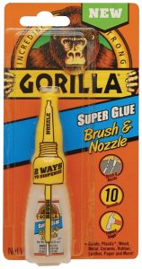Gorilla Super Glue Brush & Nozzle 