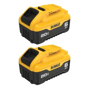 DeWalt 20V 6AH Batteries 2pk