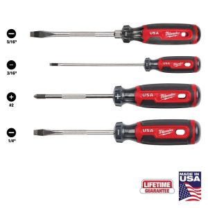 Milwaukee 4pc Screwdriver Set