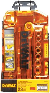 DeWalt 1/2in Drive Socket Set 23pc 