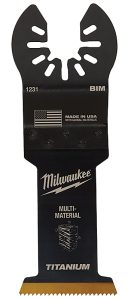 Milwaukee 3pk Multi-Material Titanium Multi-Tool Blade