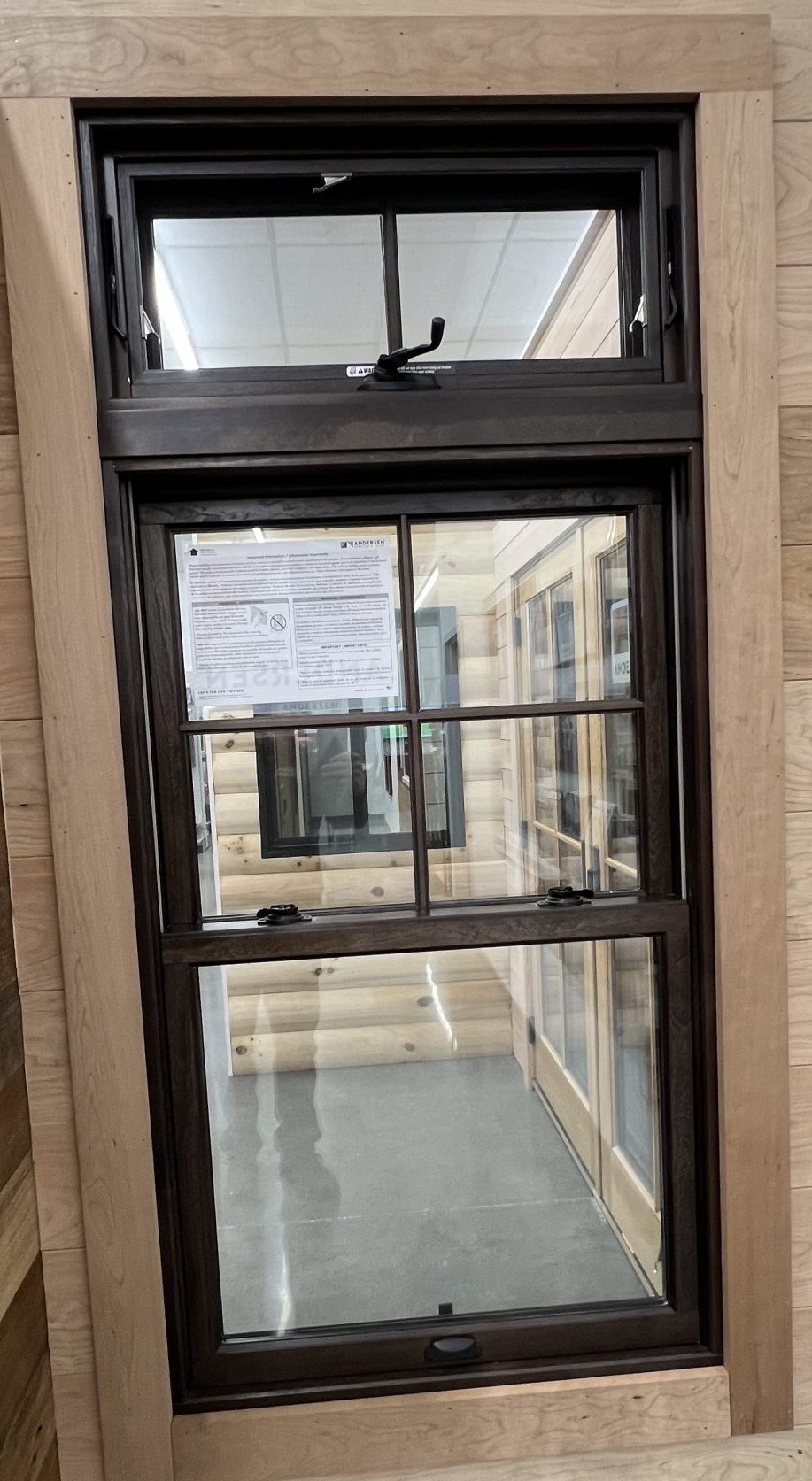 Double Hung & Awning Transom Window